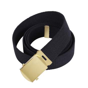 Web Military Style Belt with Buckle / 64"