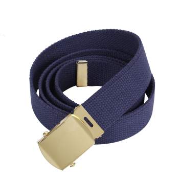 Web Military Style Belt with Buckle / 64"