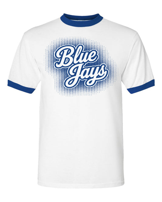 Liberty Blue Jays Script Design Tee