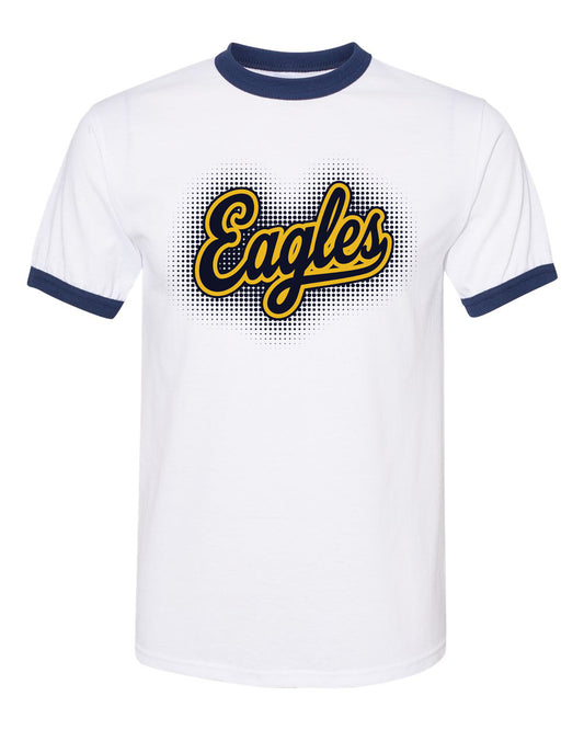 Liberty North Eagles Script Design Tee