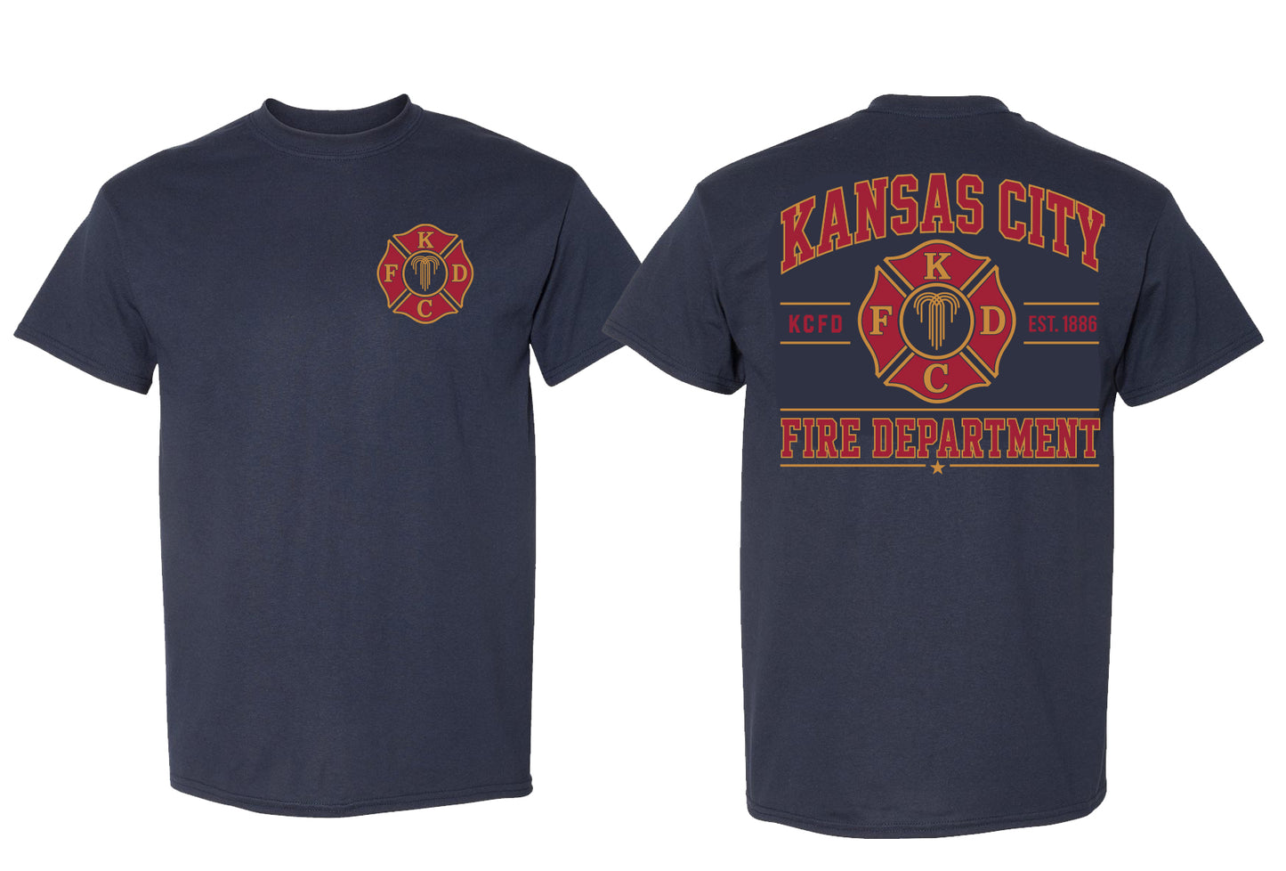 KCFD Red and Gold Fountain