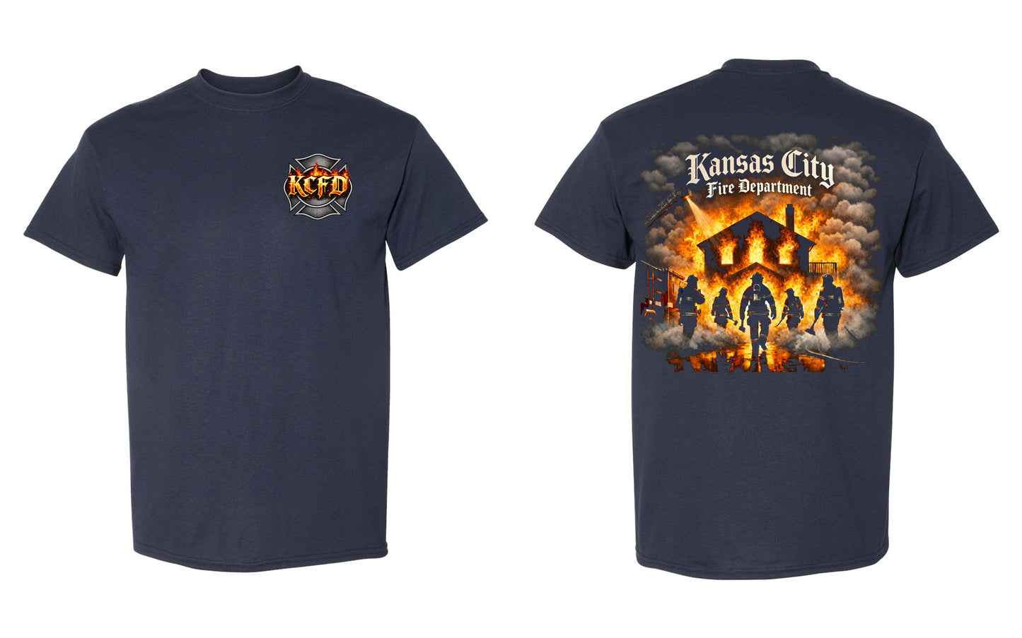 Kansas City Fire Department “Fully Involved” Firefighter T-Shirt